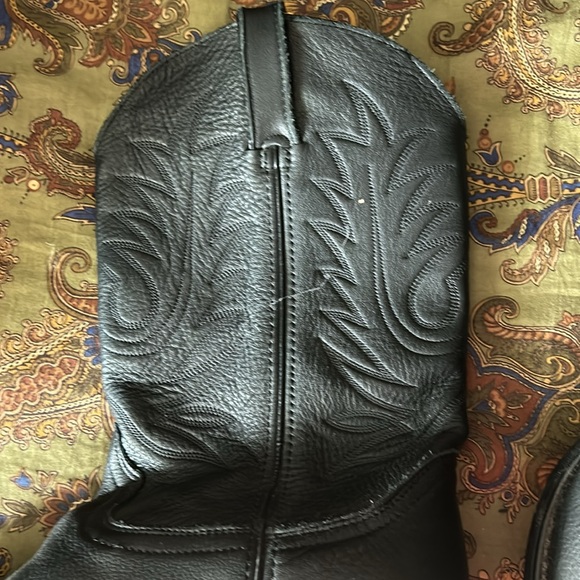 NWOT Durango mid calf size 8 W leather cowboy boots - Picture 6 of 9